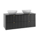 Meuble double vasque 120cm Lexa Noir