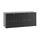 Meuble sous-vasque 120cm plan de toilette Lexa Noir