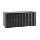 Meuble sous-vasque 120cm plan de toilette Lexa Noir