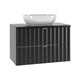 Meuble simple vasque 80cm Lexa Noir