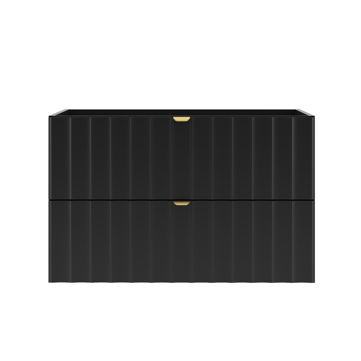 Meuble sous-vasque 80cm Lexa Noir - vue 3