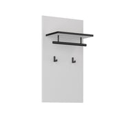Porte-manteau mural 2 pantères Lilia Blanc