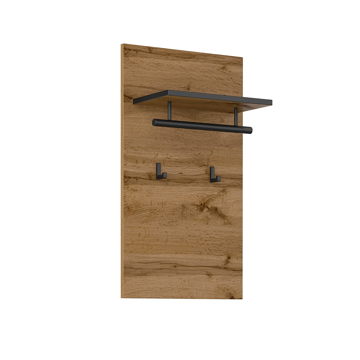 Porte-manteau mural 2 pantères Lilia Bois