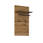 Porte-manteau mural 2 pantères Lilia Bois