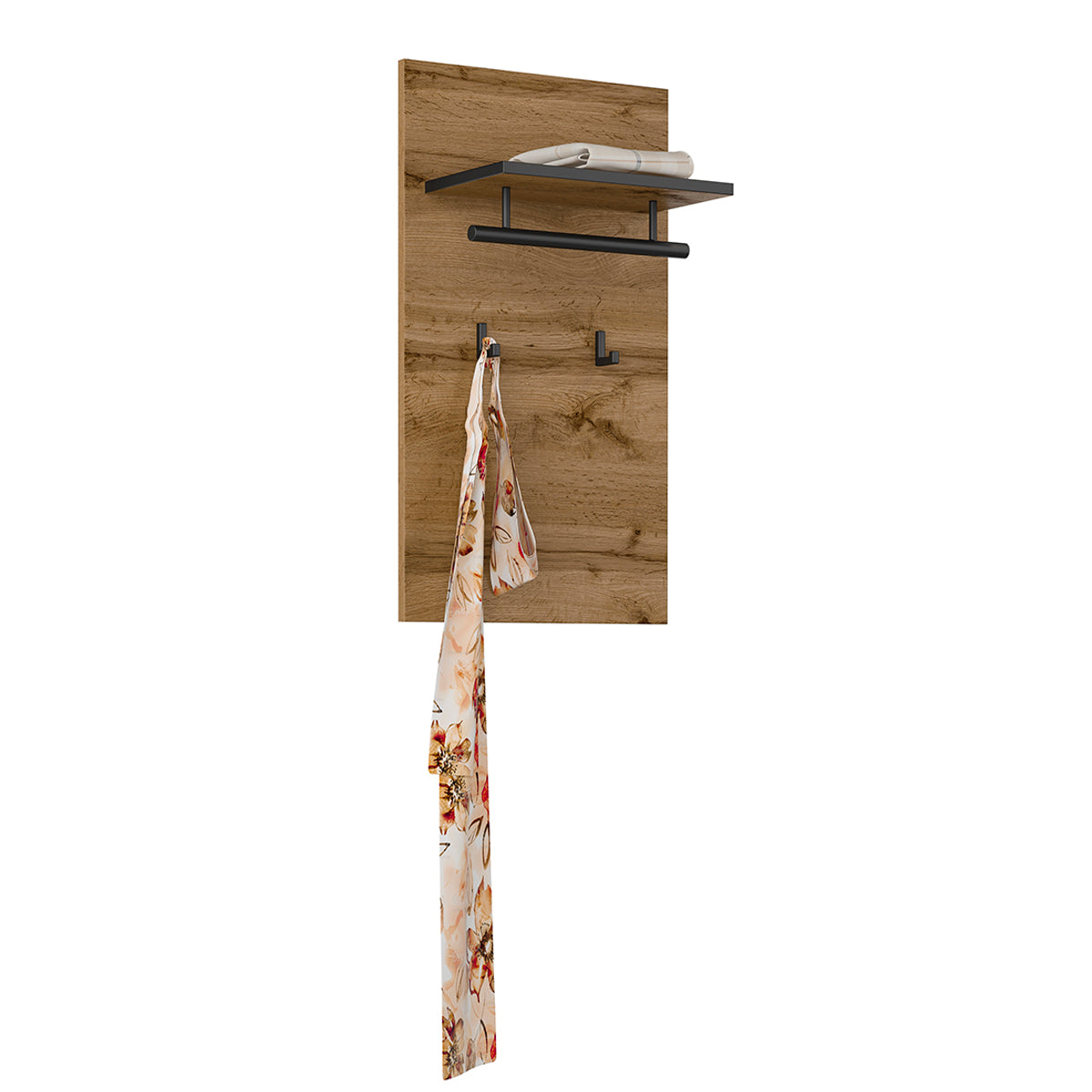 Porte-manteau mural 2 pantères Lilia Bois - vue 3