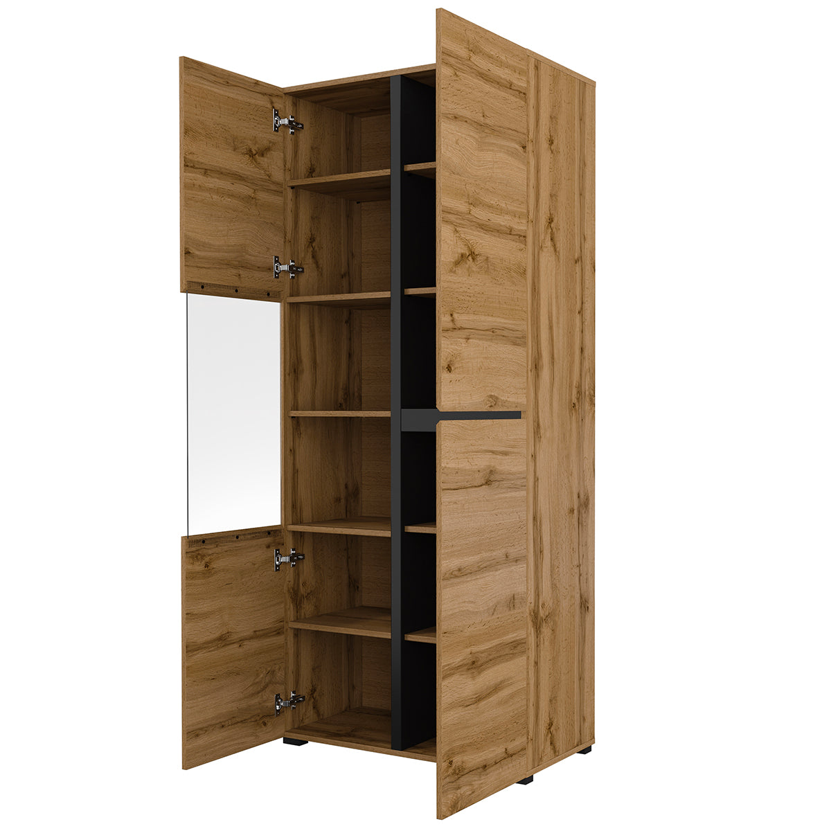 Vaisselier 2 portes Lilia Bois - vue 3