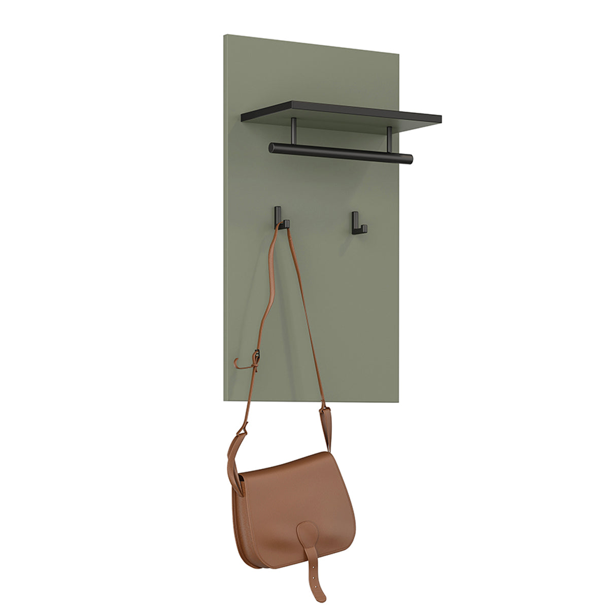 Porte-manteau mural 2 pantères Lilia Vert - vue 3