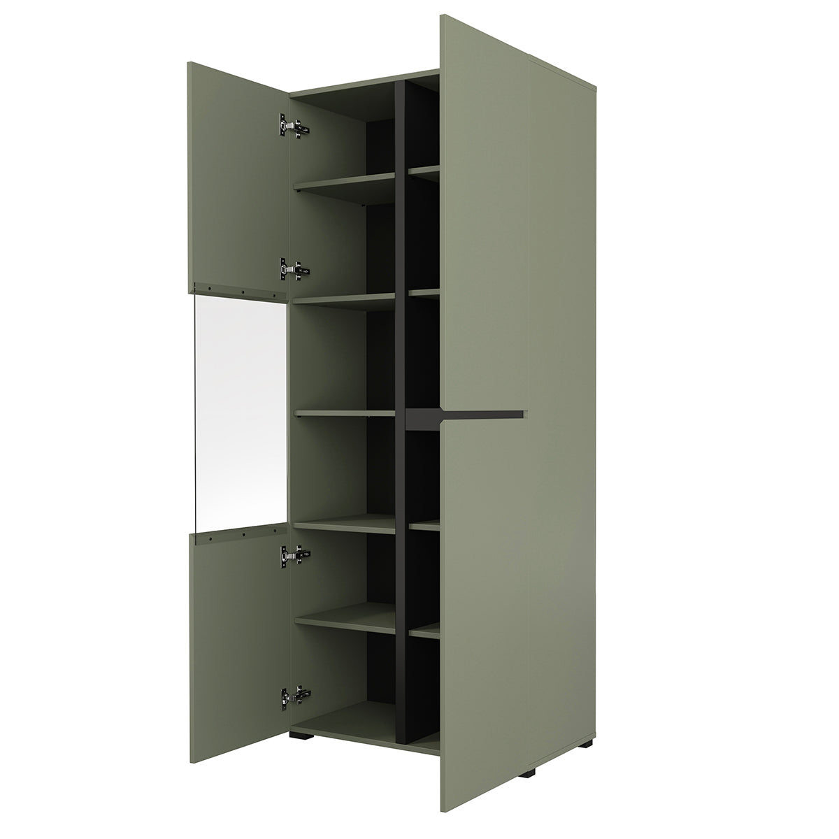 Vaisselier 2 portes Lilia Vert - vue 3