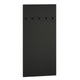 Porte-manteau mural 5 patères Liora Noir