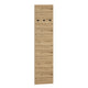 Porte-manteau mural 3 patères Liora Bois