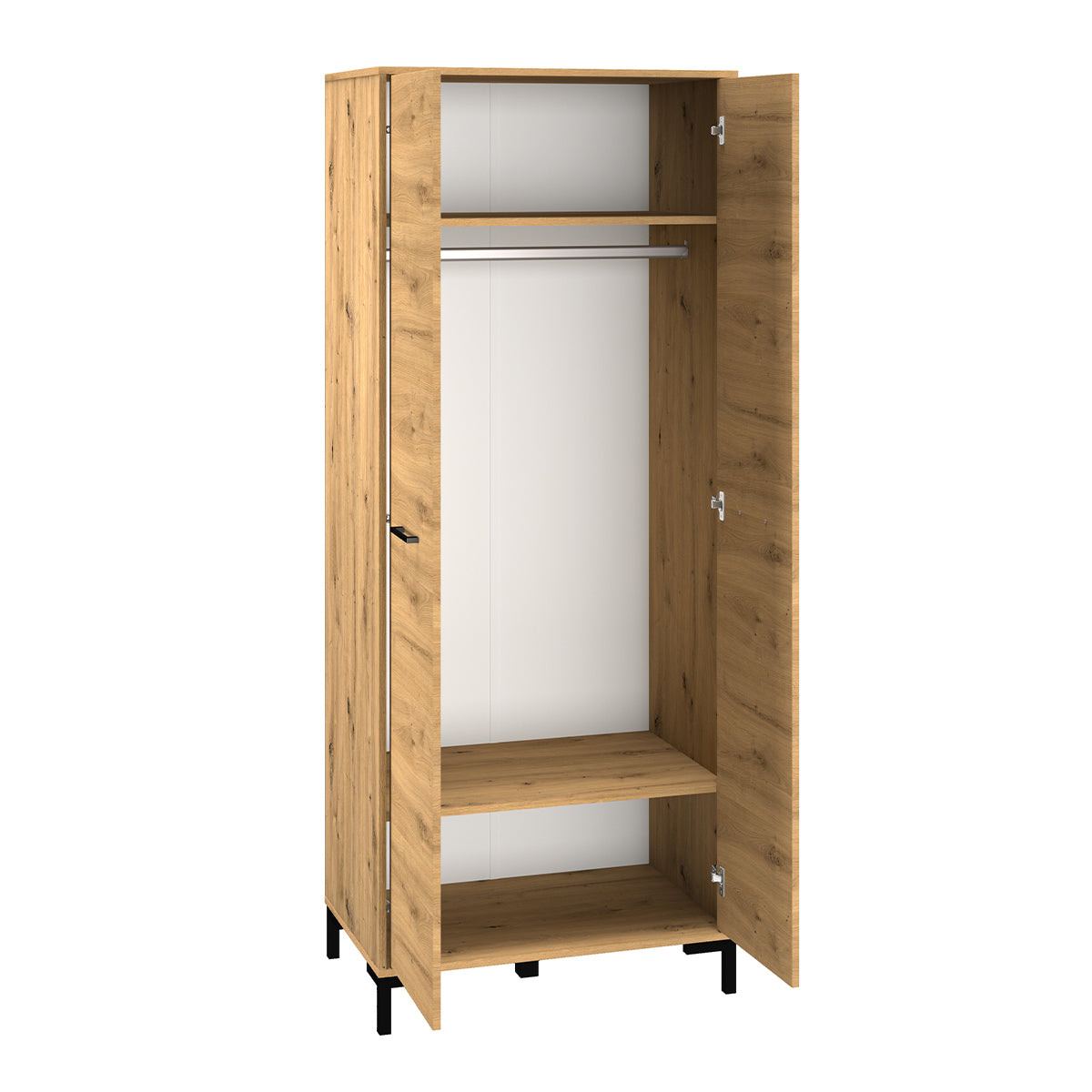 Armoire 2 portes Liora Bois - vue 2