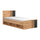 Lit 90x200 sommier inclus Ezra Bois et Noir
