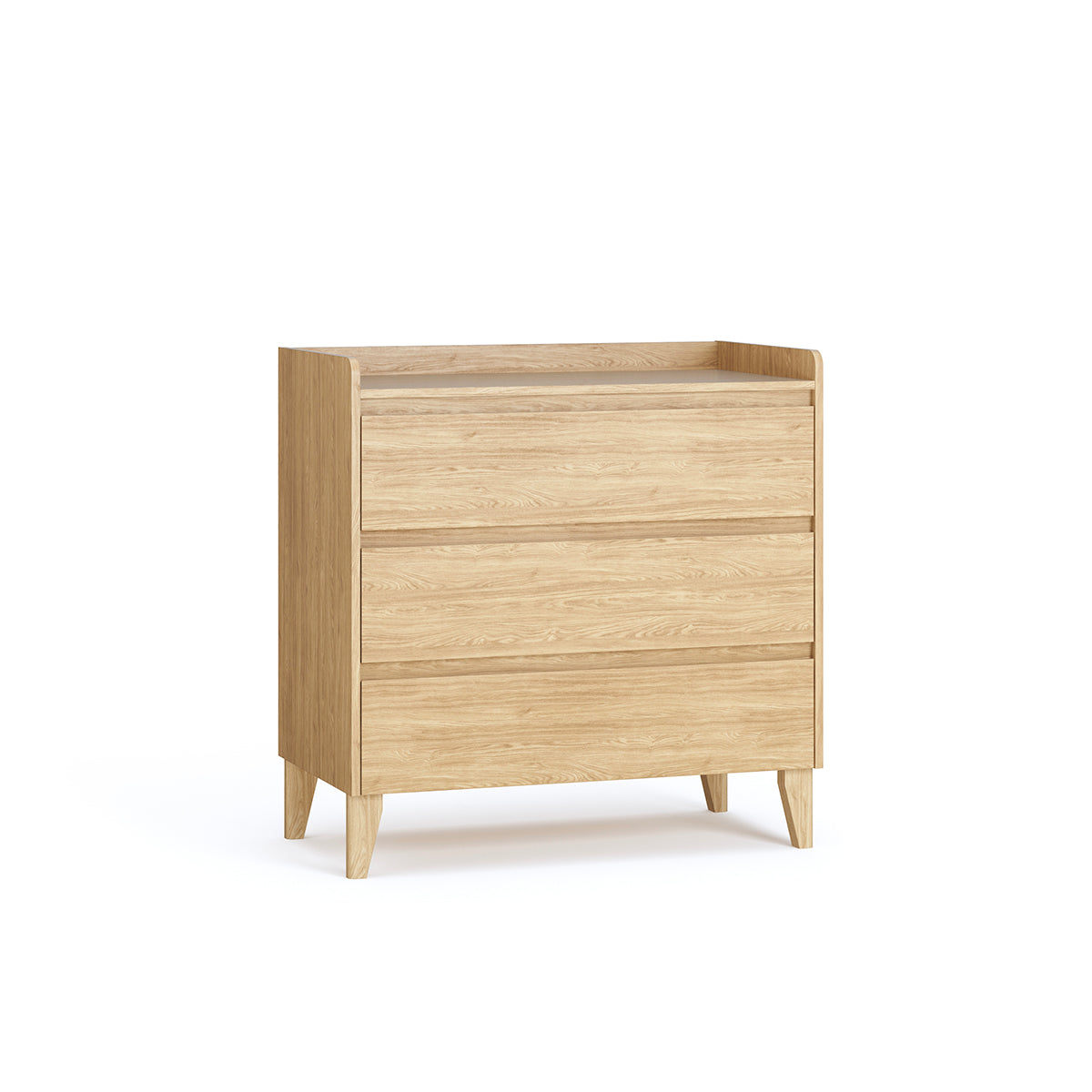 Lit évolutif 70x140 et commode 3 tiroirs Vox Muve Bois - vue 5