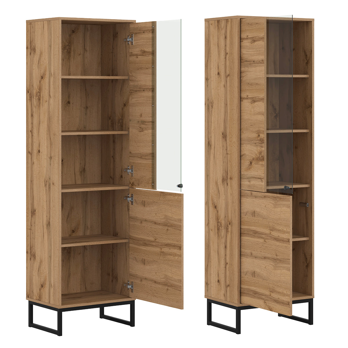 Vaisselier 2 portes Loa Bois - vue 4
