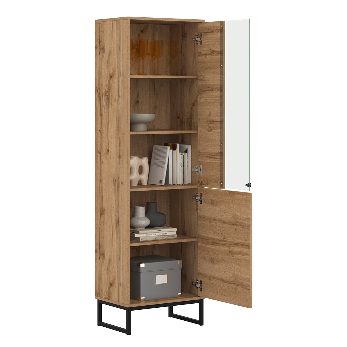 Vaisselier 2 portes Loa Bois - vue 5
