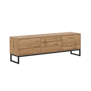 Meuble TV 3 portes 157 cm Loa Bois