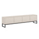 Meuble TV 4 portes 209 cm Loa Cachemire