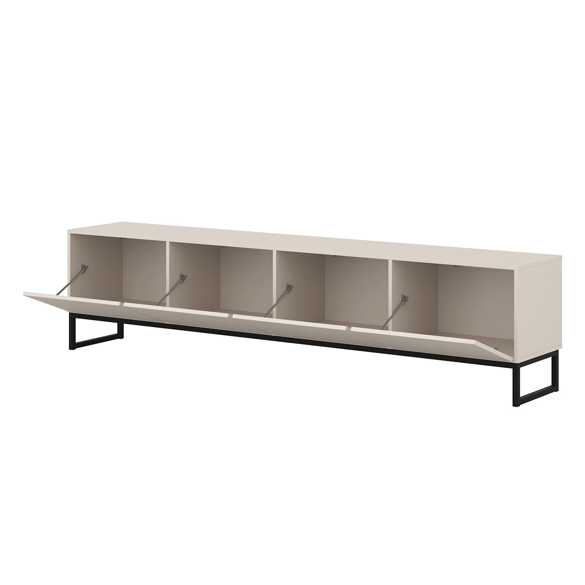 Meuble TV 4 portes 209 cm Loa Cachemire - vue 4