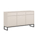 Buffet 3 portes 3 tiroirs Loa Cachemire