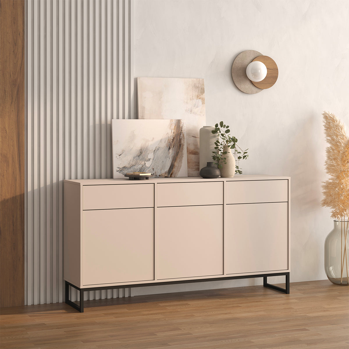 Buffet 3 portes 3 tiroirs Loa Cachemire - vue 2