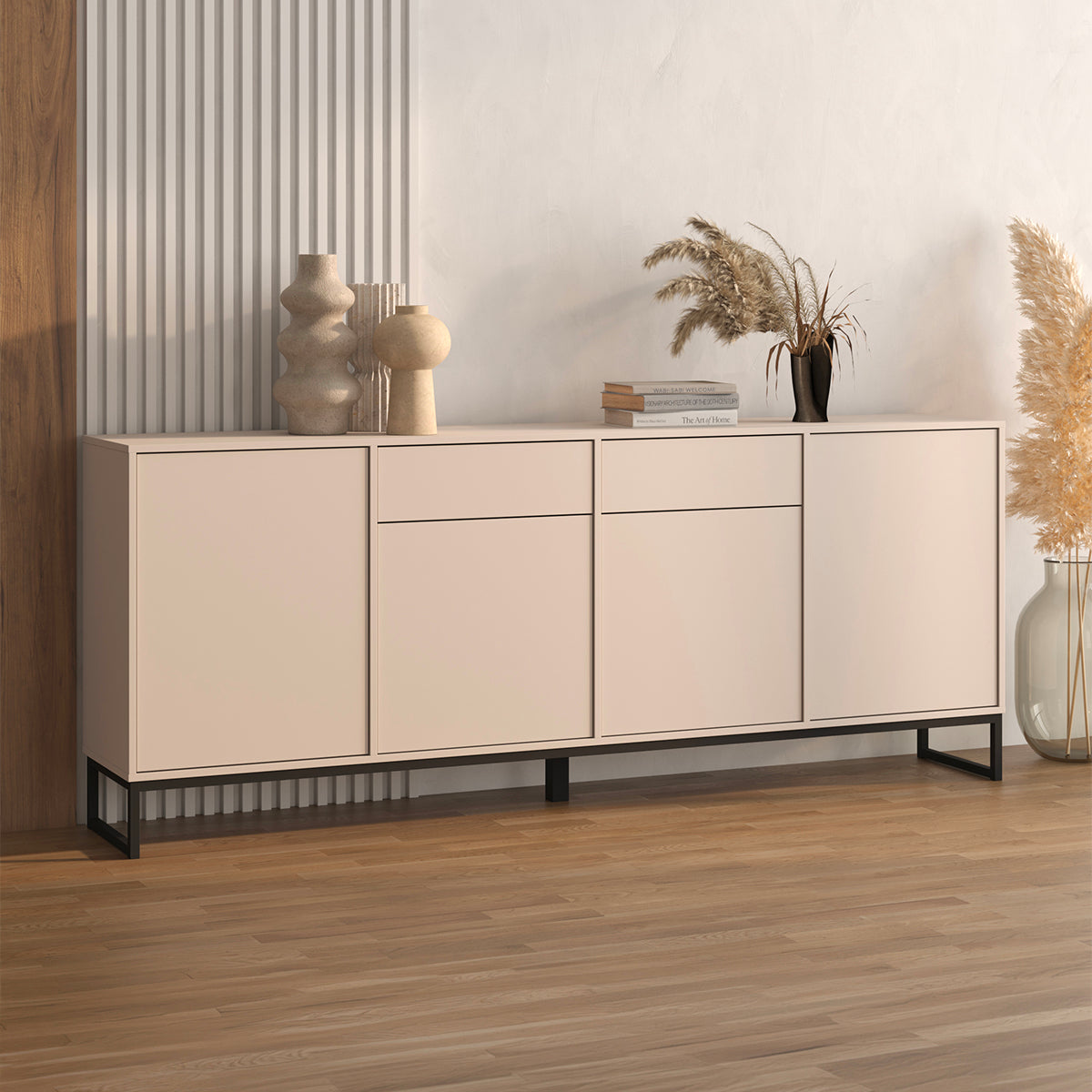 Buffet 4 portes 2 tiroirs Loa Cachemire - vue 2