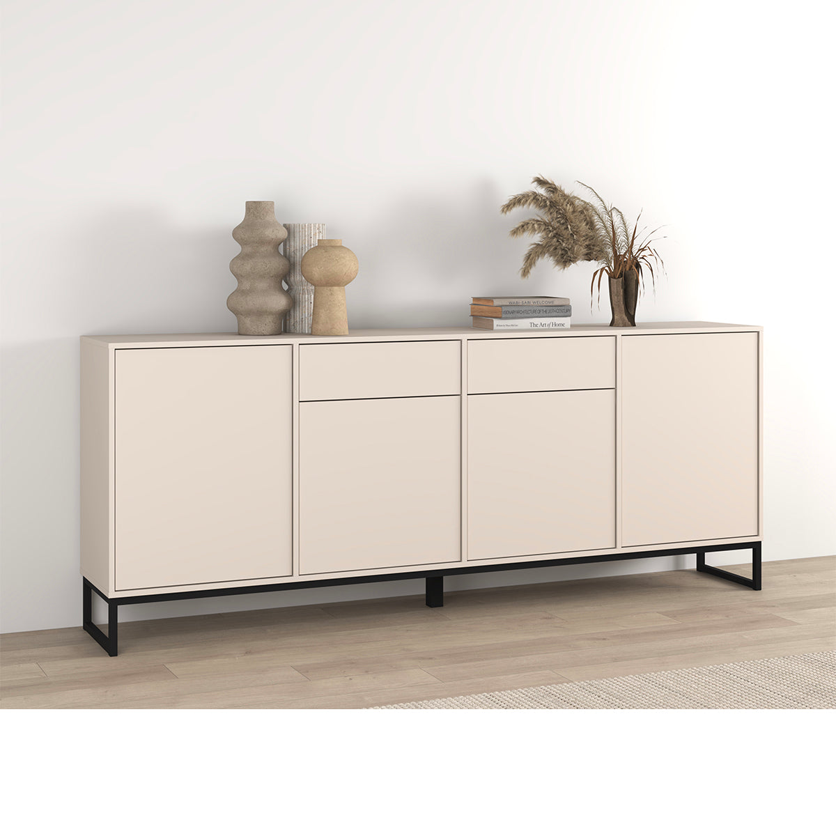 Buffet 4 portes 2 tiroirs Loa Cachemire - vue 3