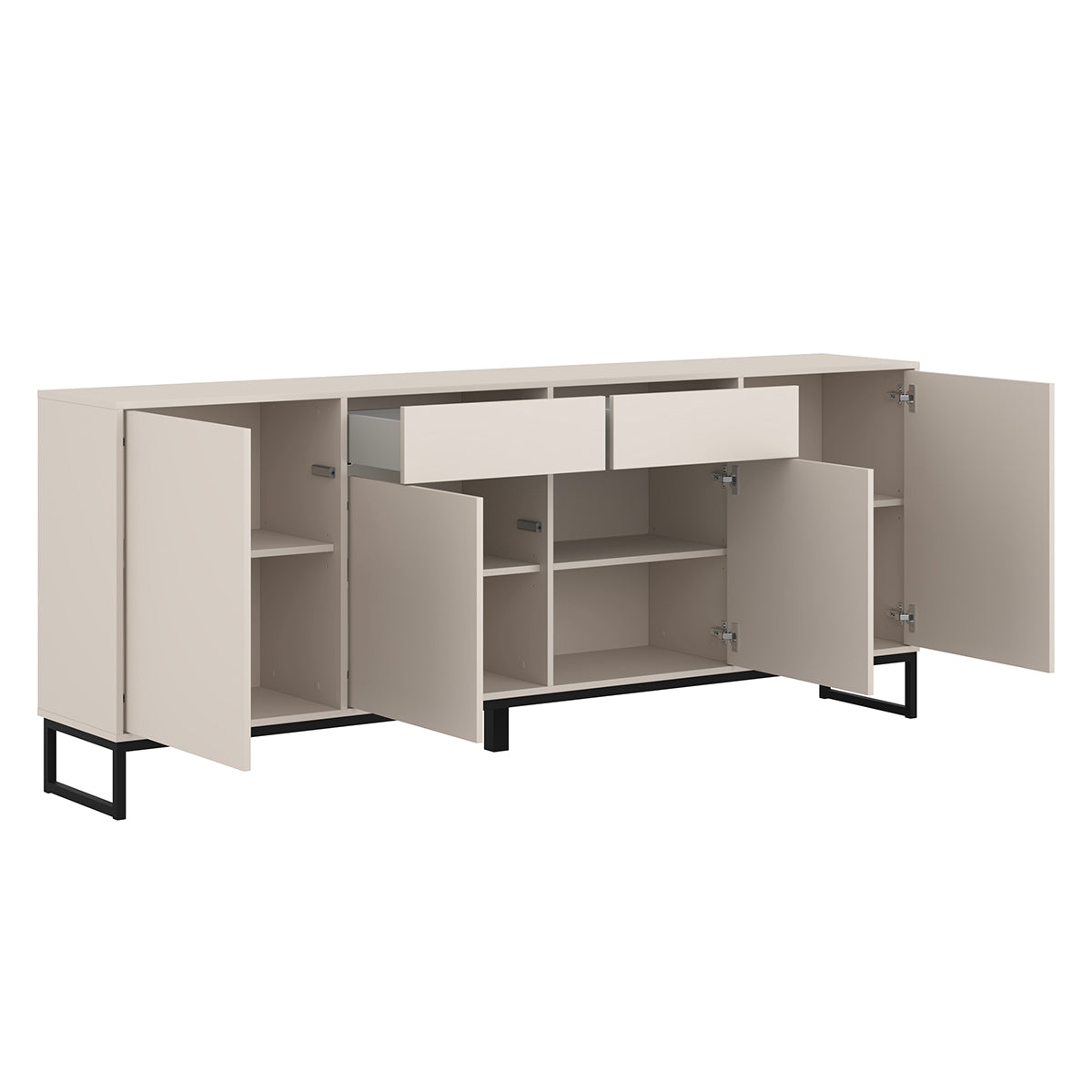 Buffet 4 portes 2 tiroirs Loa Cachemire - vue 4