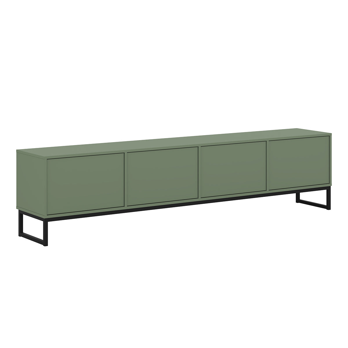 Meuble TV 4 portes 209 cm Loa Vert
