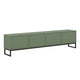 Meuble TV 4 portes 209 cm Loa Vert