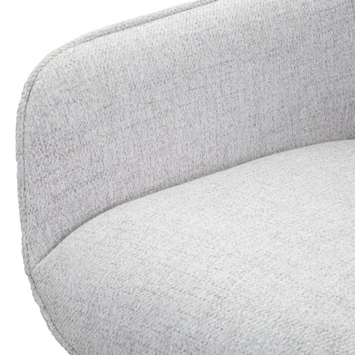 Lot de 2 chaises de bar en tissu et métal Cairn Gris - vue 7