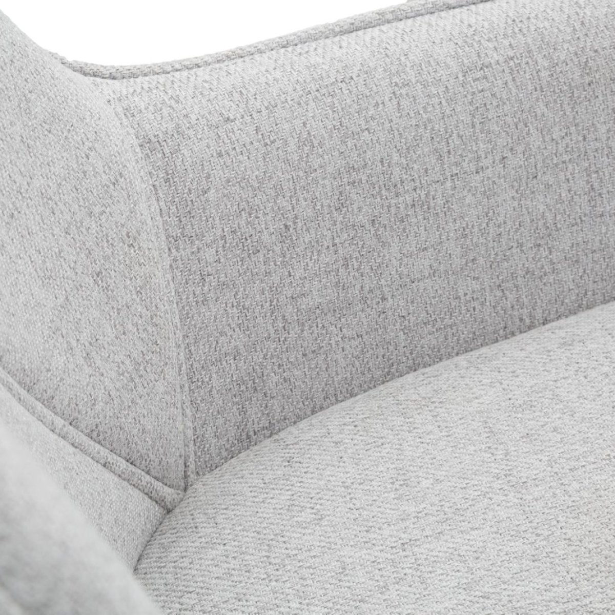 Lot de 2 chaises de bar en tissu et métal Cairn Gris - vue 8