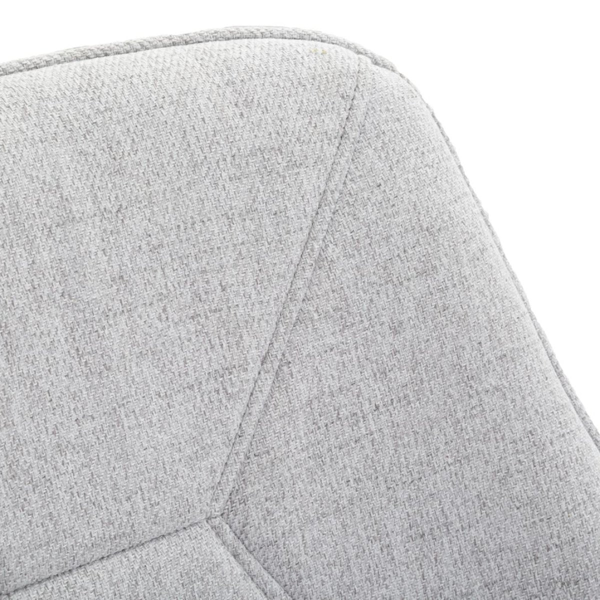 Lot de 2 chaises de bar en tissu et métal Cairn Gris - vue 9