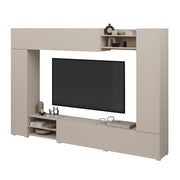 Meuble TV 4 portes 3 niches 270 cm Lya Cachemire