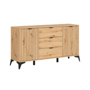 Buffet 2 portes 3 tiroirs 150 cm Mao Bois
