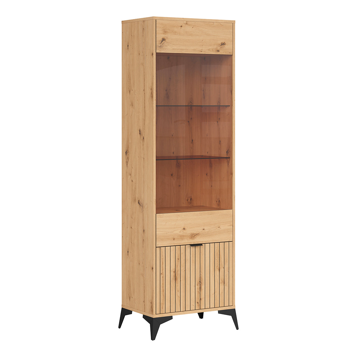 Vitrine 2 portes Mao Bois
