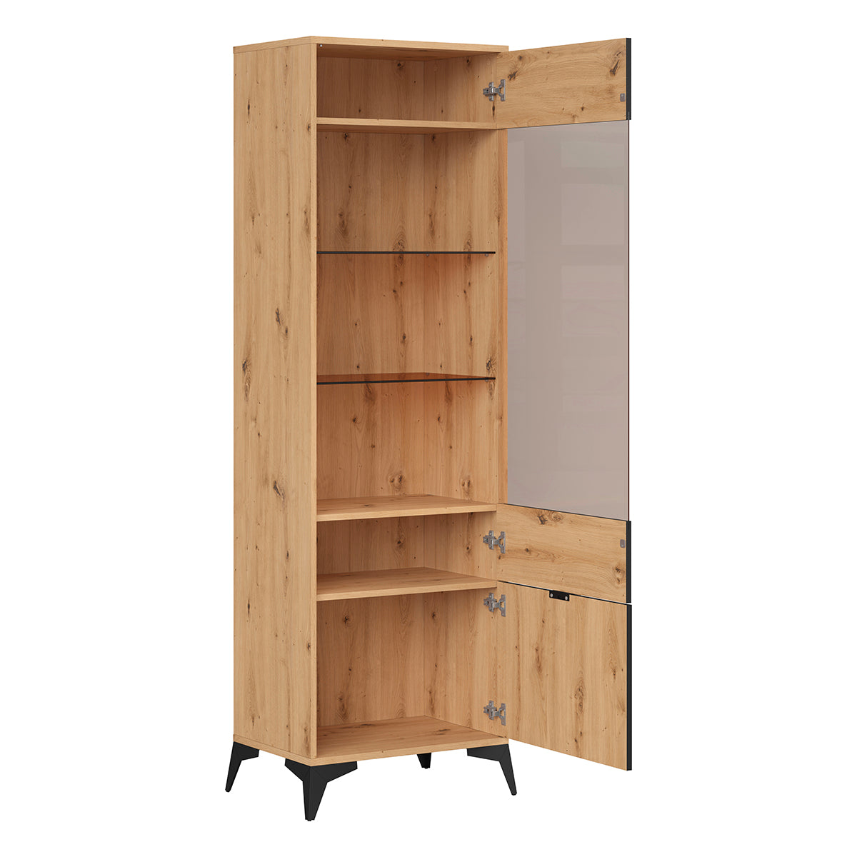 Vitrine 2 portes Mao Bois - vue 2