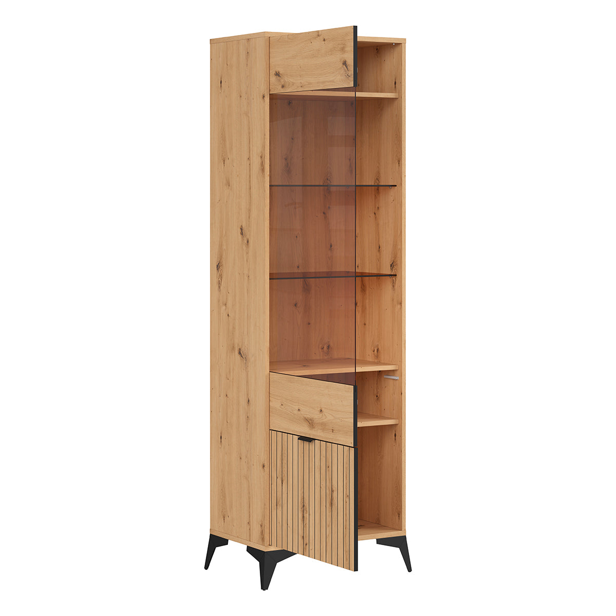Vitrine 2 portes Mao Bois - vue 3