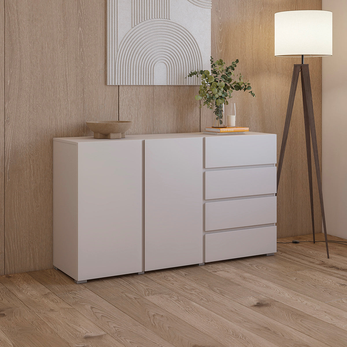 Buffet 2 portes 4 tiroirs Maxis Cachemire - vue 2