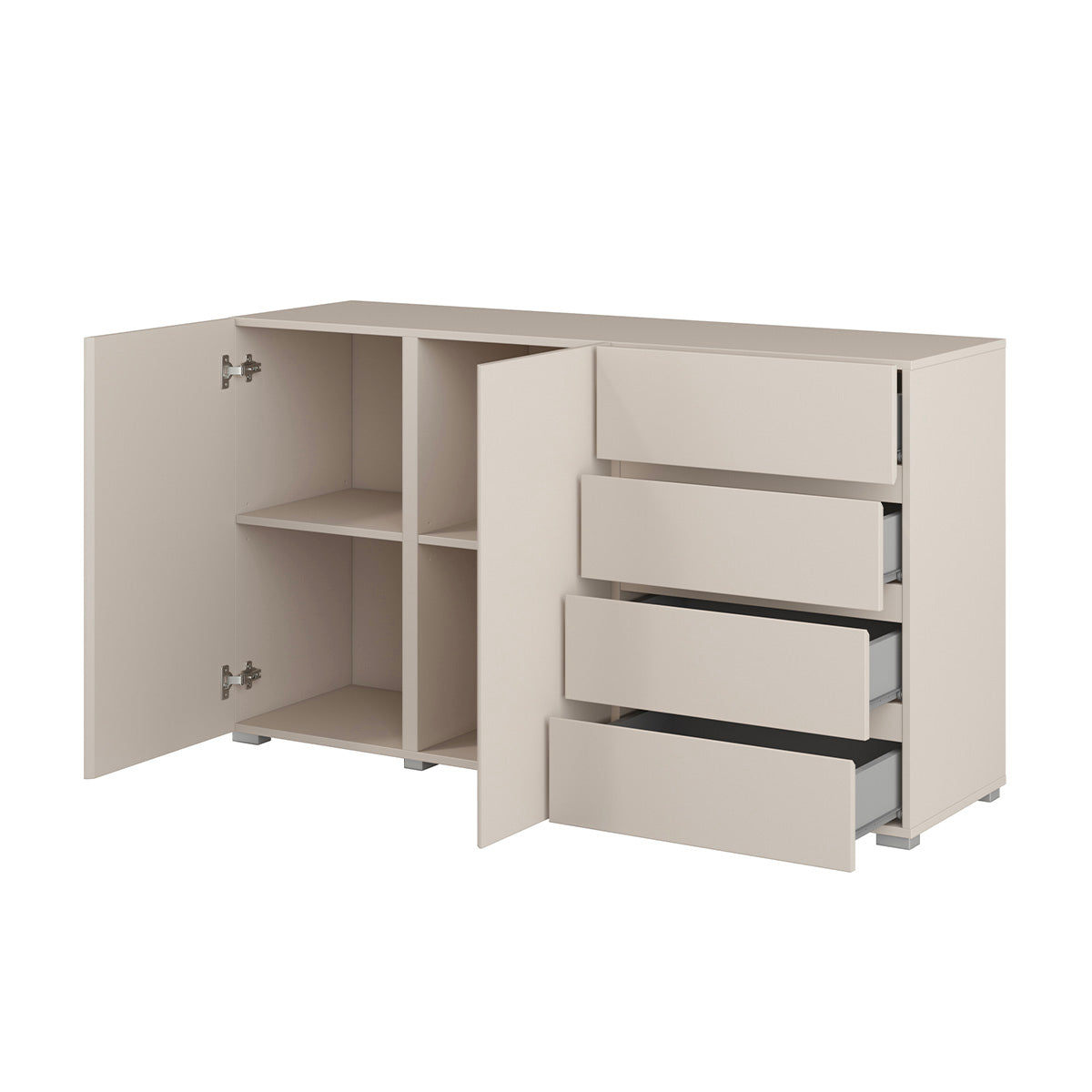 Buffet 2 portes 4 tiroirs Maxis Cachemire - vue 5