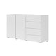 Buffet 2 portes 4 tiroirs Maxis Blanc