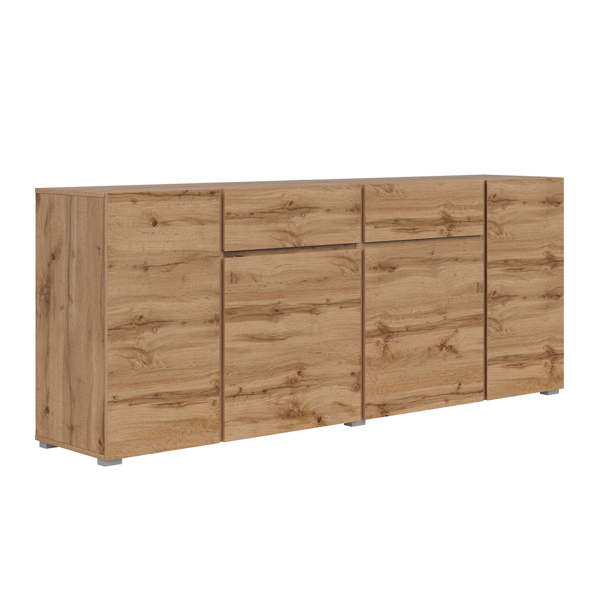 Buffet 4 portes 2 tiroirs Maxis Bois