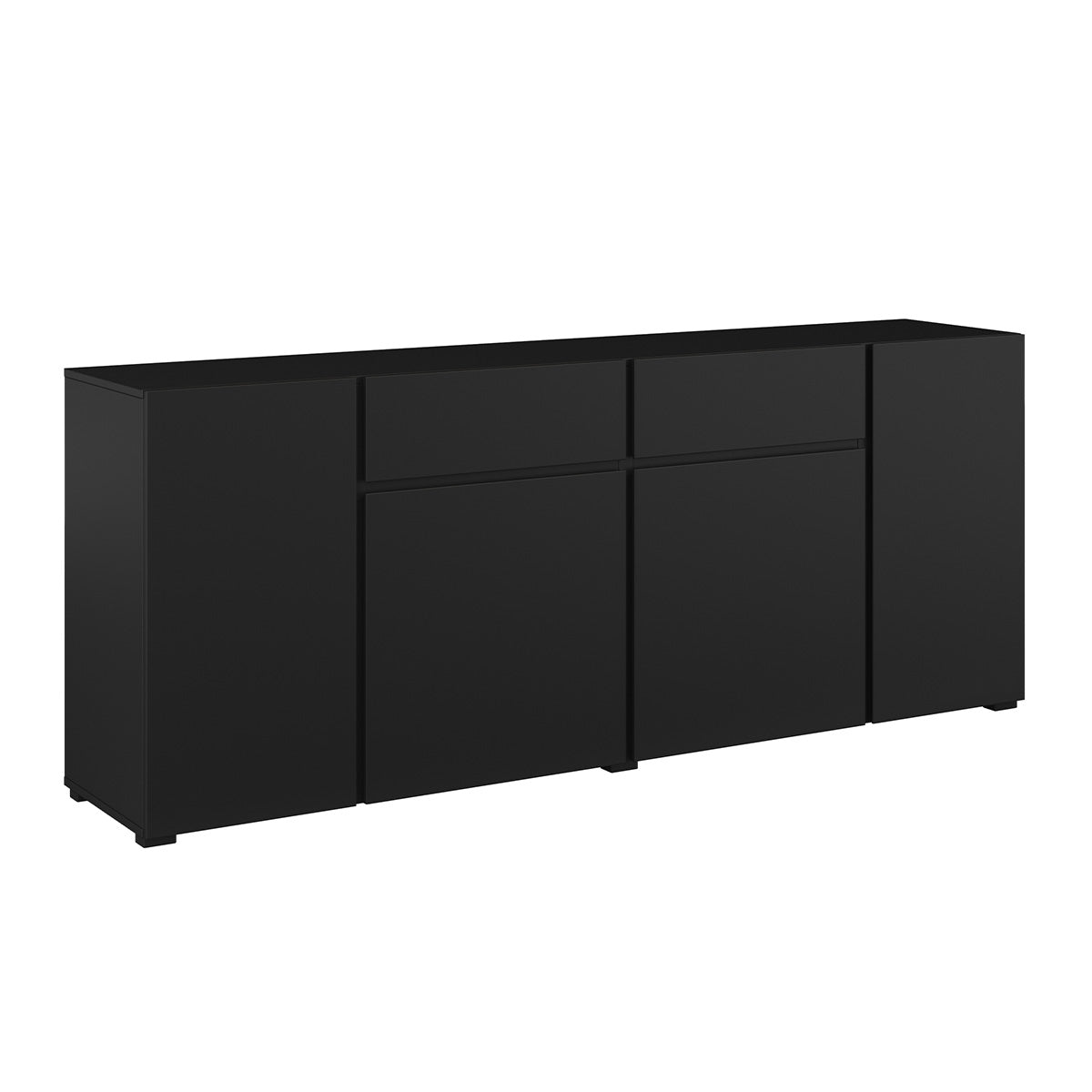 Buffet 4 portes 2 tiroirs Maxis Noir