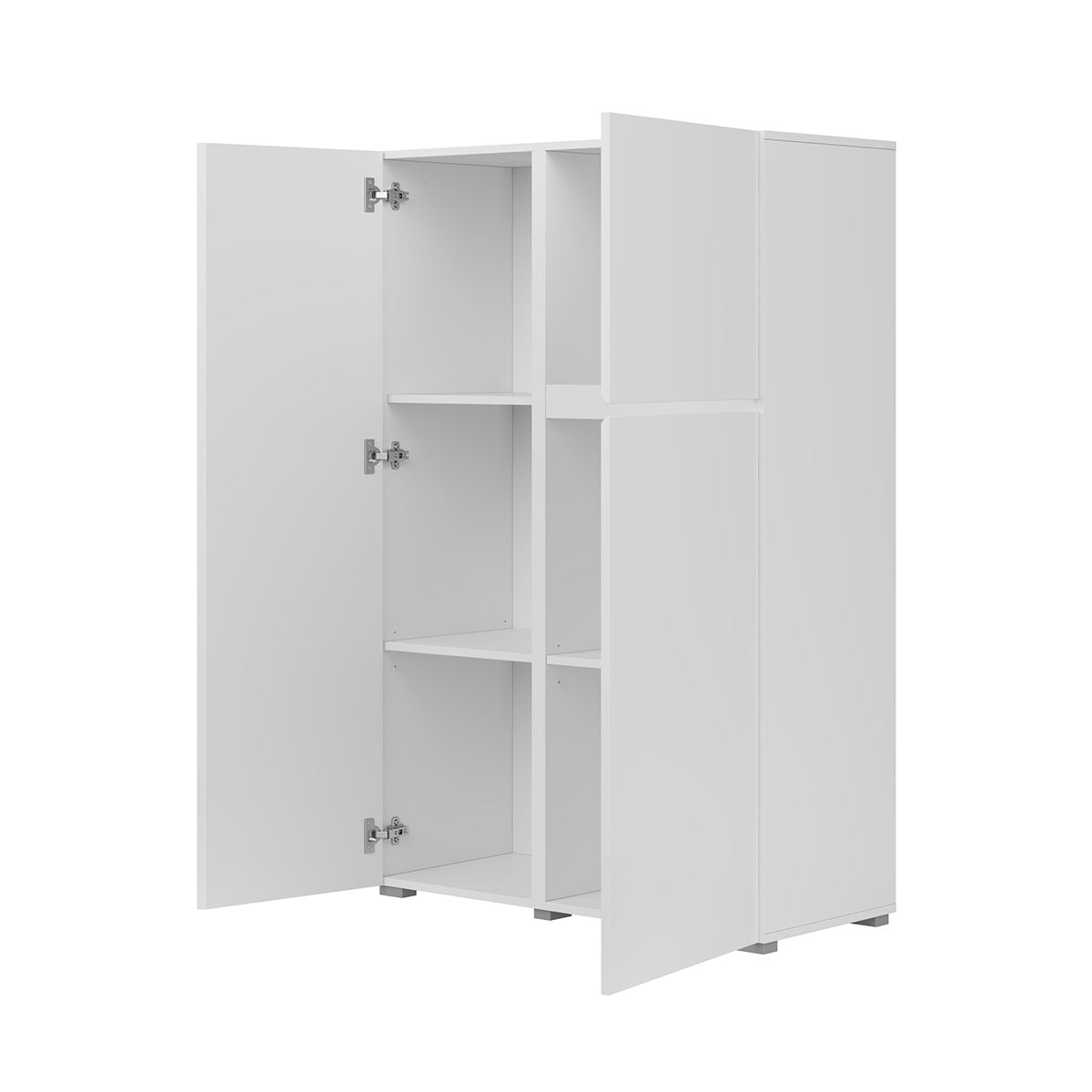 Buffet haut 3 portes Maxis Blanc - vue 5