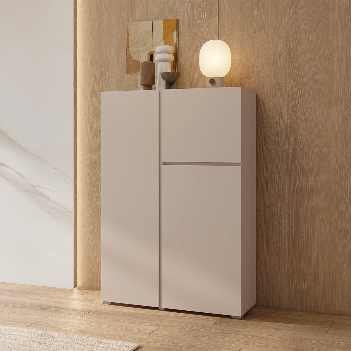 Buffet haut 3 portes Maxis Cachemire - vue 2