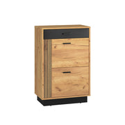 Meuble à chaussures 2 portes 1 tiroir Nilo Bois