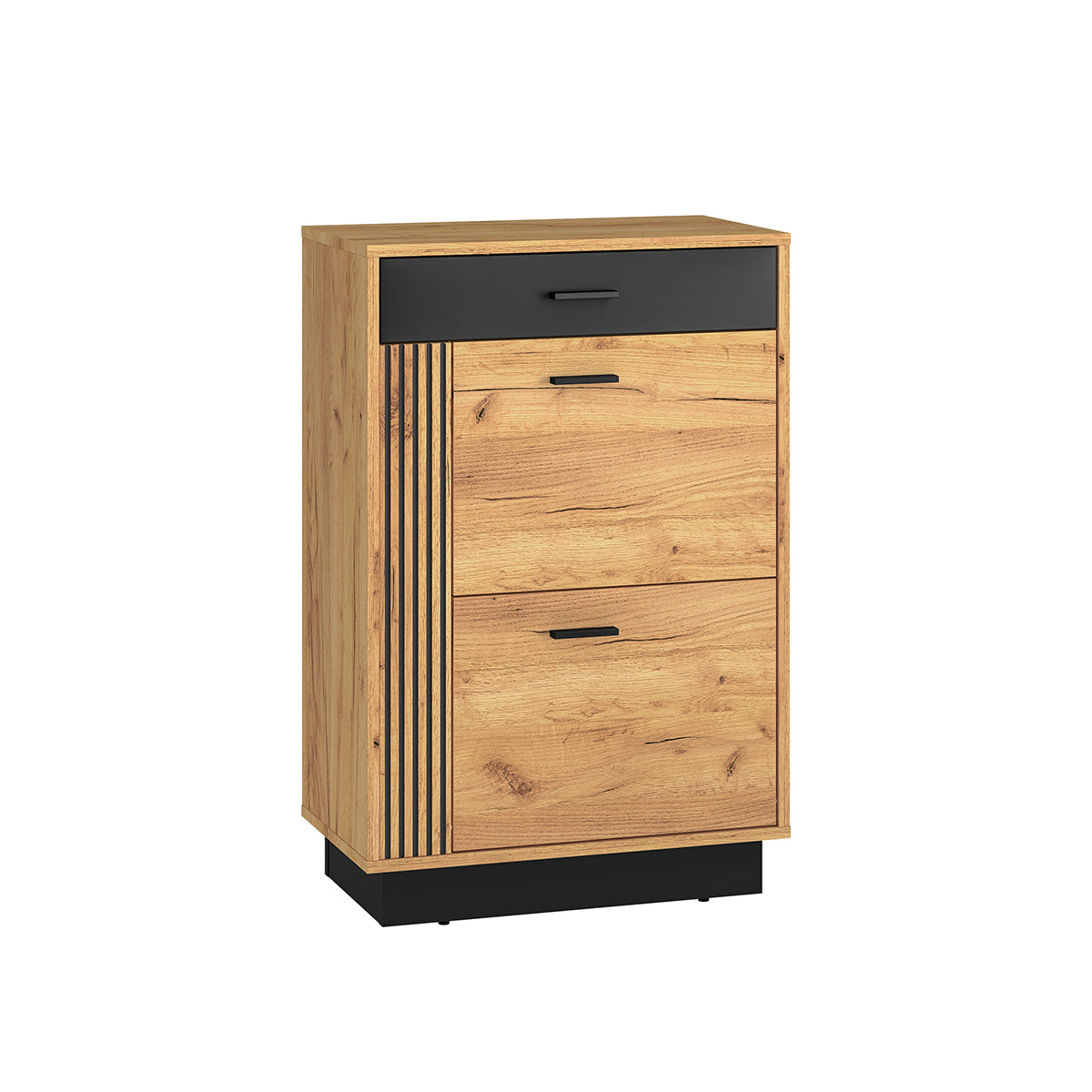 Meuble à chaussures 2 portes 1 tiroir Nilo Bois