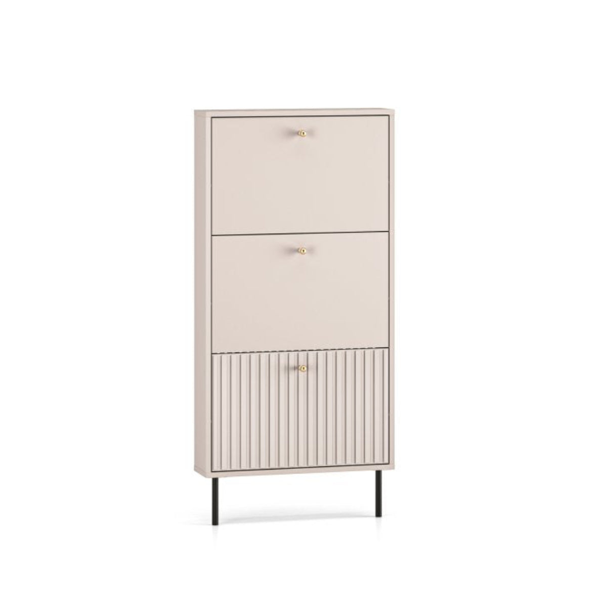 Meuble à chaussures 3 portes Nova Cachemire