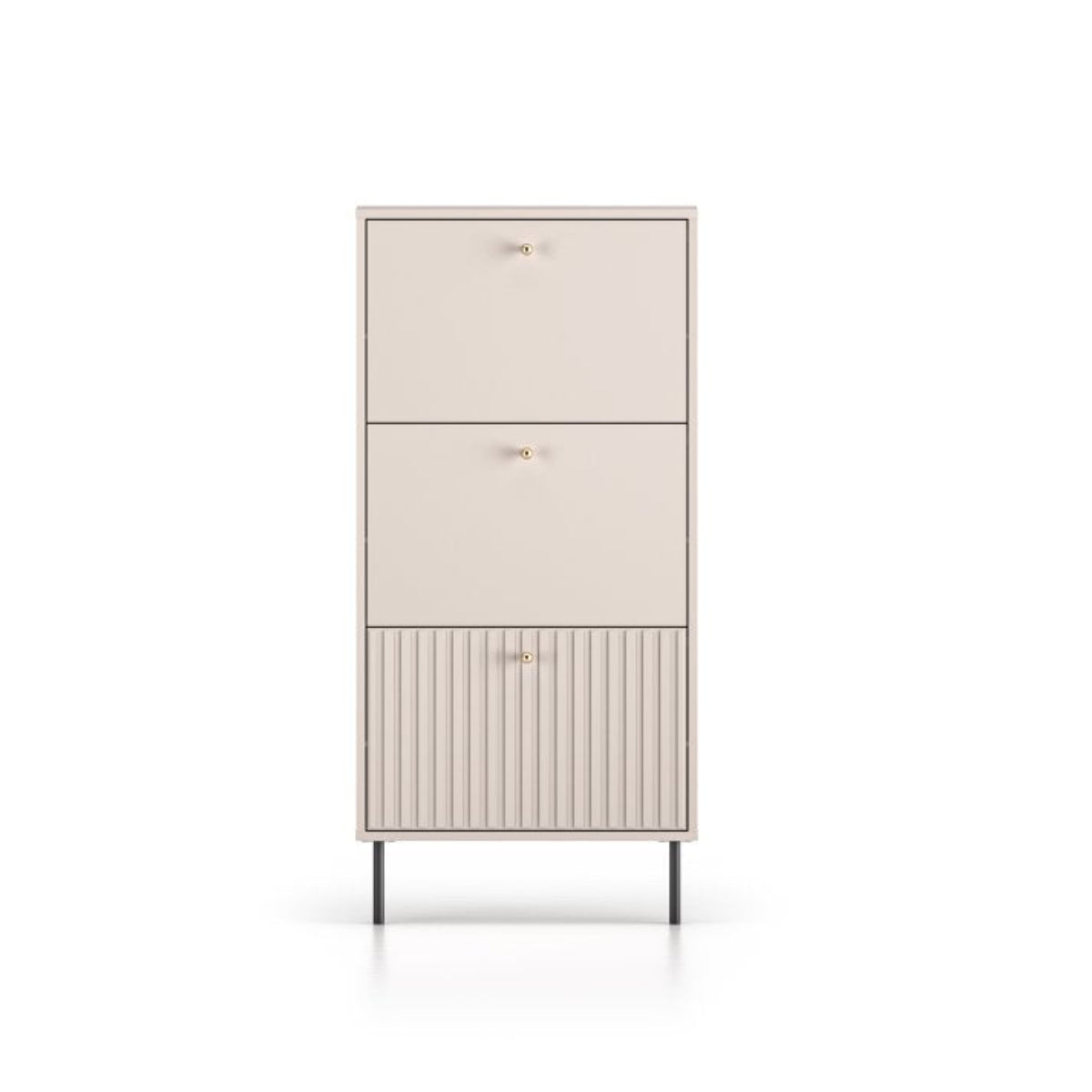 Meuble à chaussures 3 portes Nova Cachemire - vue 9