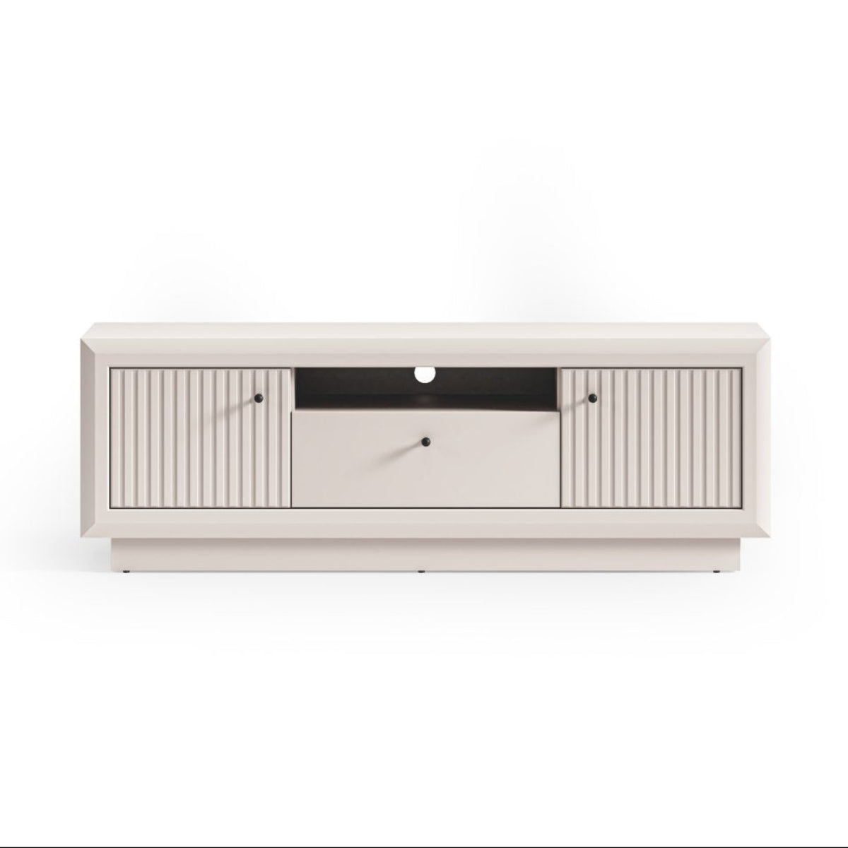 Meuble TV 2 portes 1 tiroir 160 cm Assia Cachemire - vue 9