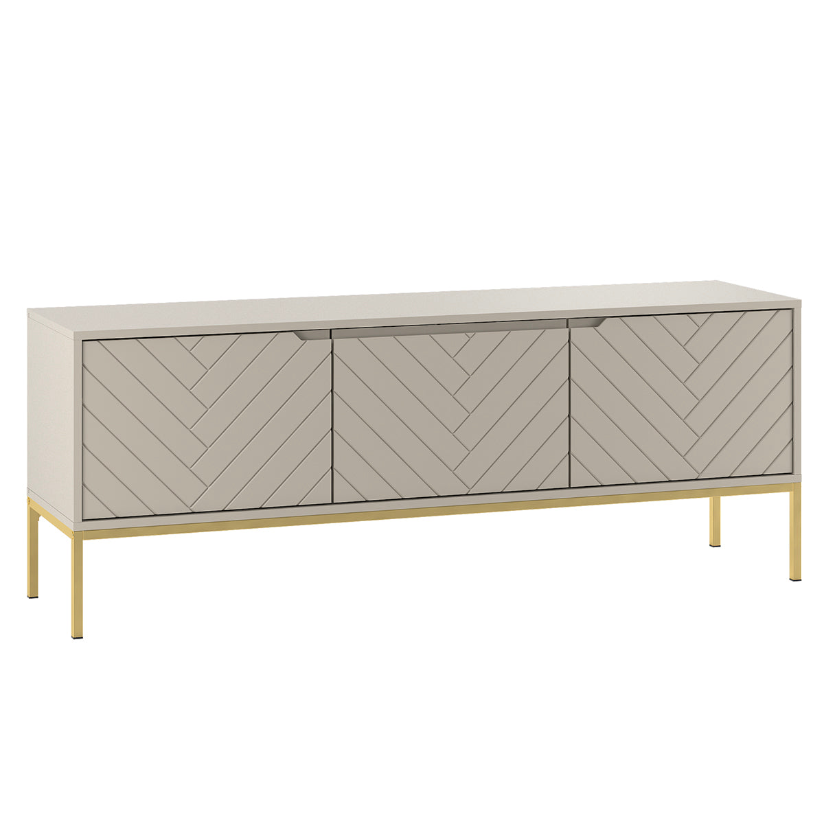 Meuble TV 3 portes 151 cm Daria Cachemire